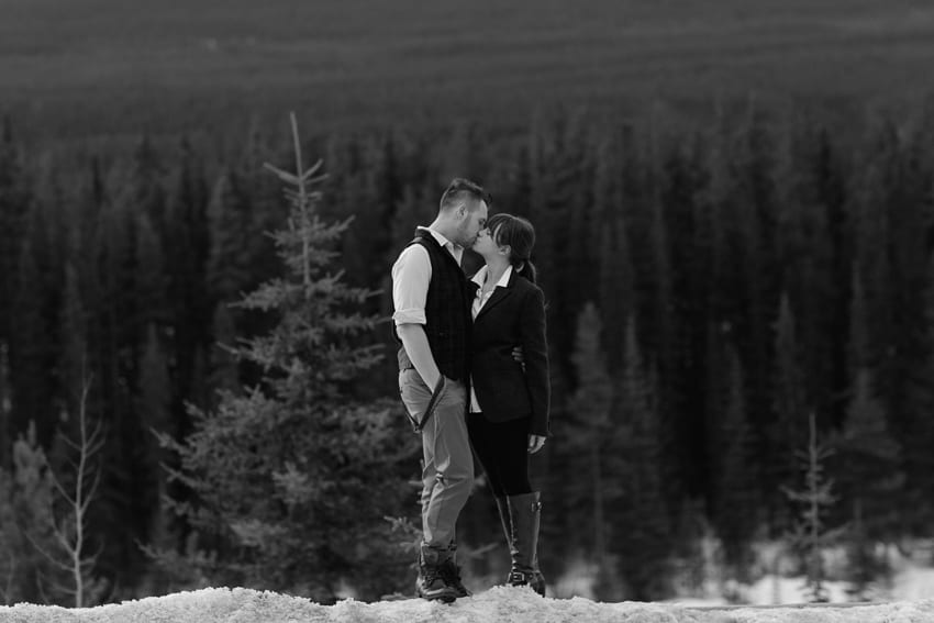 Lake Louise engagement wedding photography