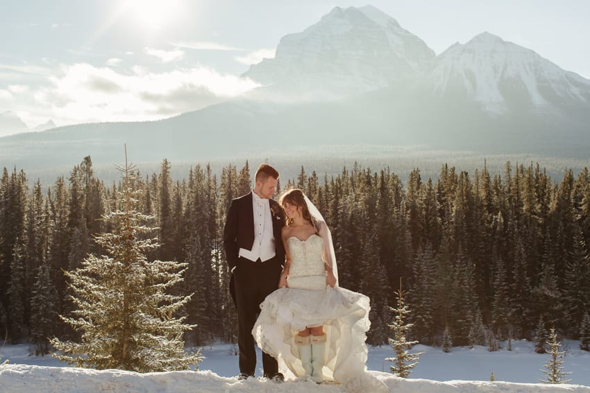 wedding photography in Banff Canada