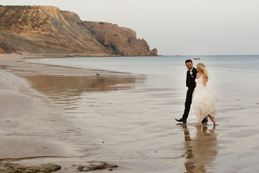 Algarve beach destination wedding