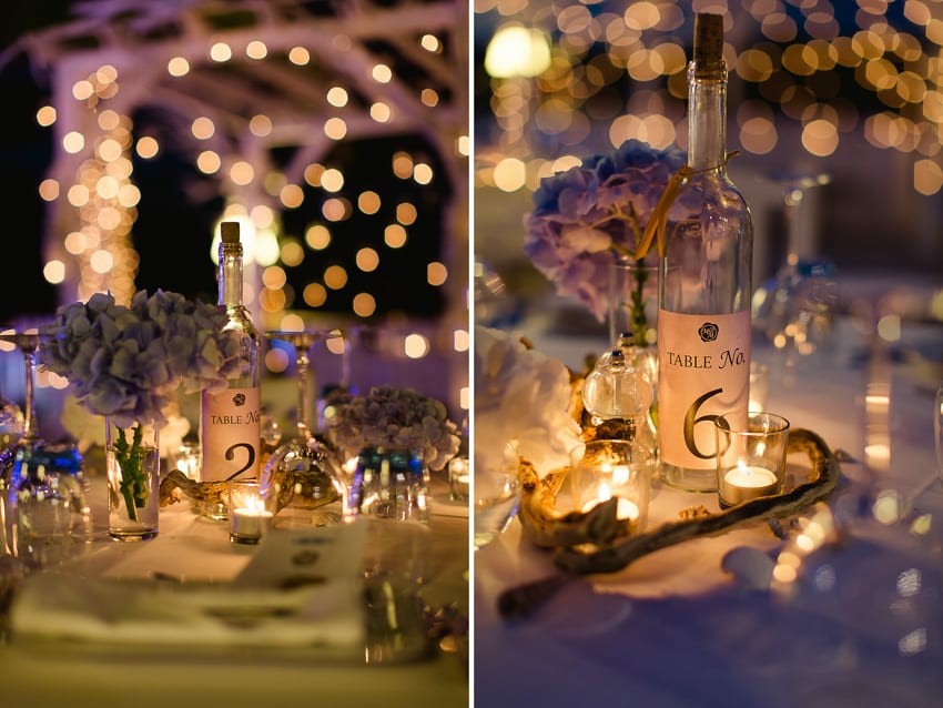 Fairy light wedding reception, Casa de Lago