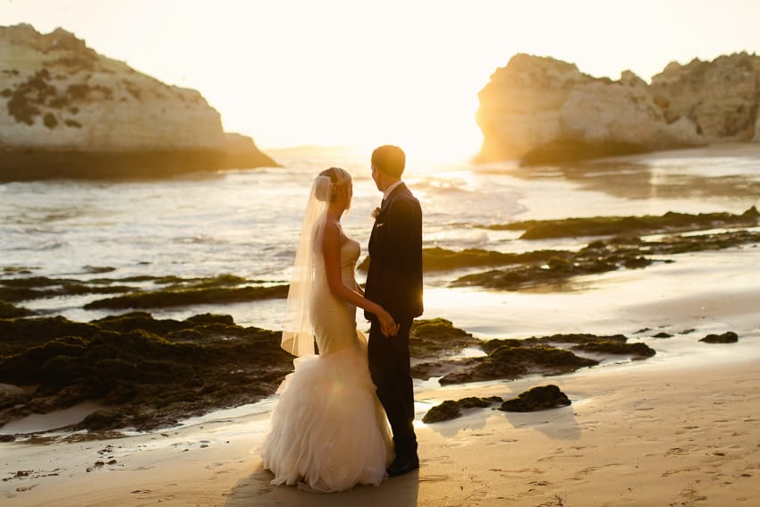Alvor beach wedding Algarve