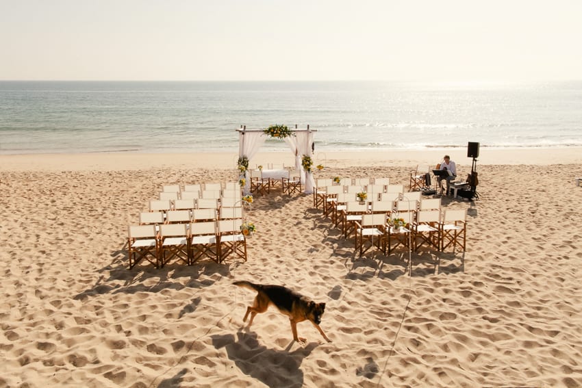 algarve beach wedding