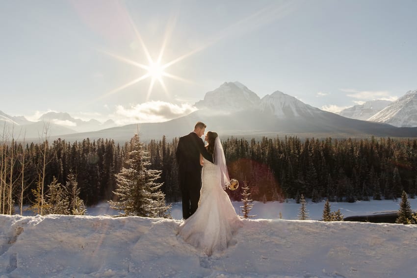 wedding in Banff
