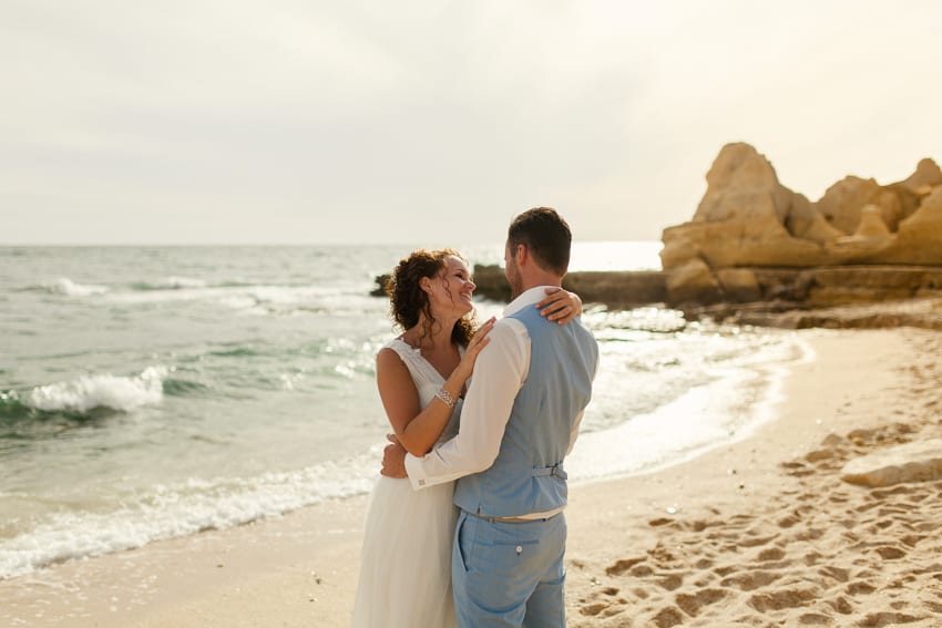 beach wedding in Portugal