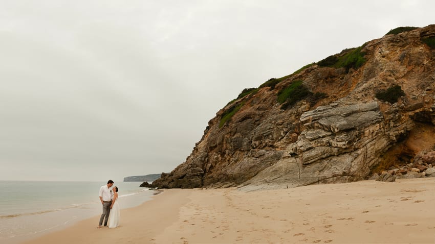 beach wedding elopement Algarve Portugal-100