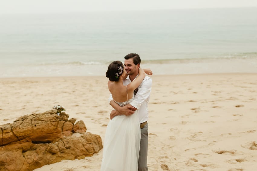 beach wedding elopement Algarve Portugal-104