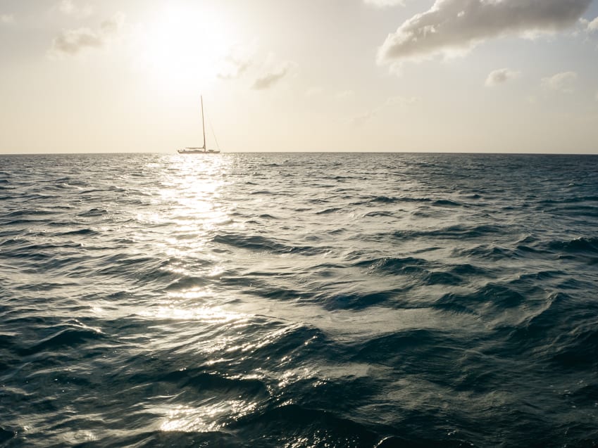 sailing in Antigua