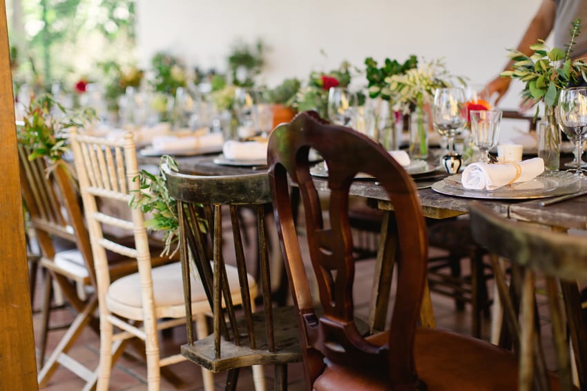 rustic wedding table Portugal
