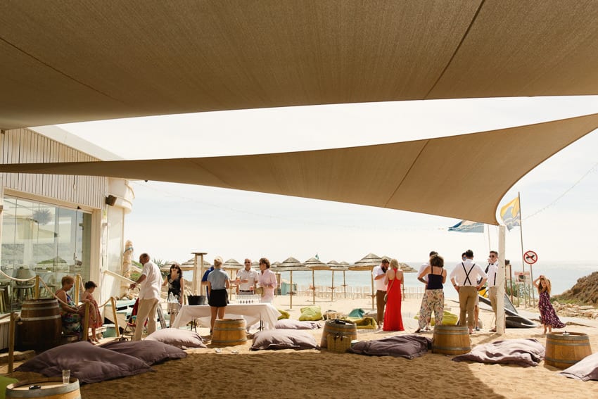 Cabanas beach wedding
