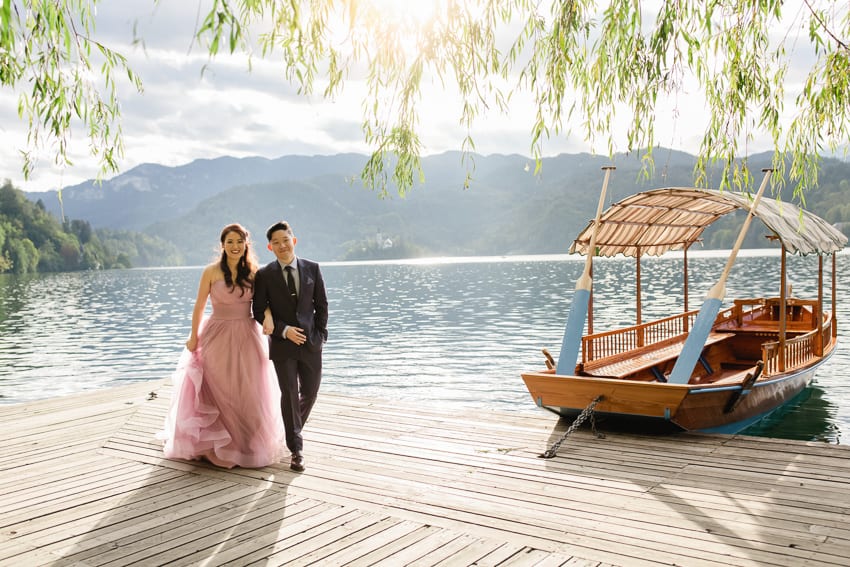 lake bled wedding Slovenia