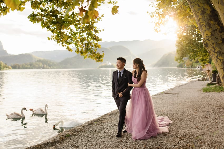 Bled lake wedding