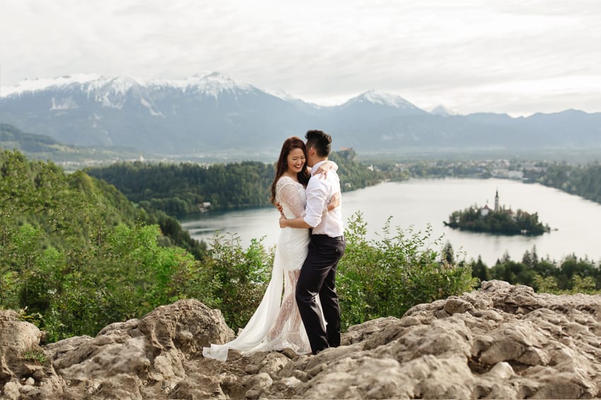 Slovenia mountain wedding