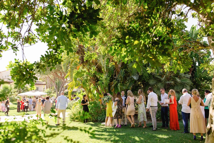 garden wedding in Algarve