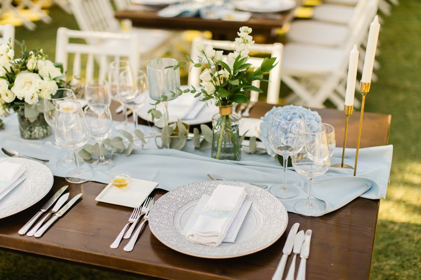 wedding table decor Algarve