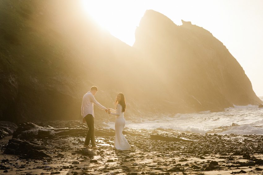 adventure bride and groom session Portugal