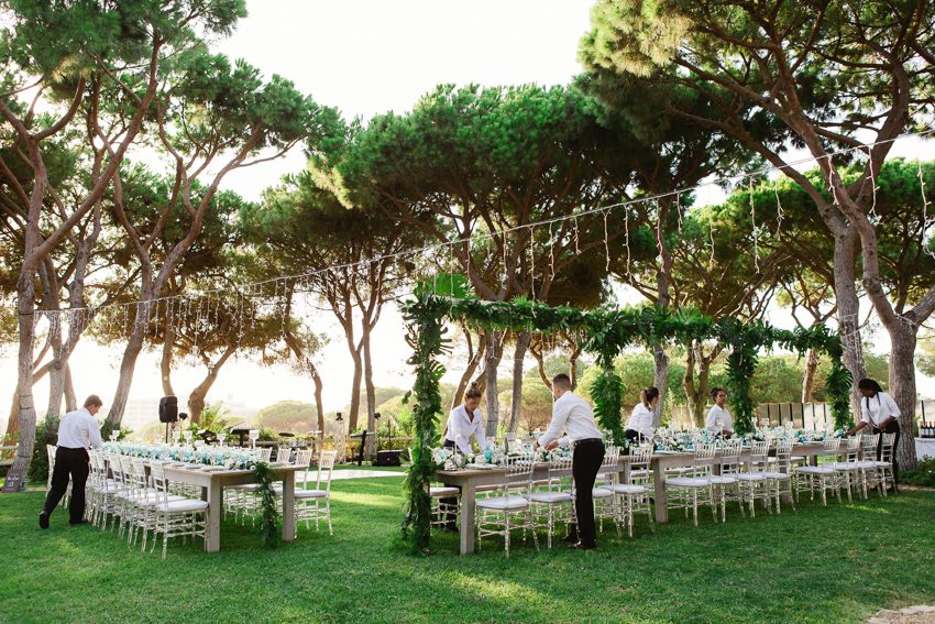 wedding reception Pine Cliffs Algarve