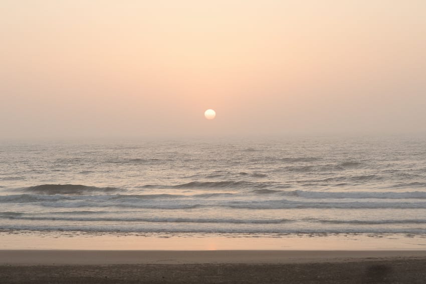 Algarve beach sunset