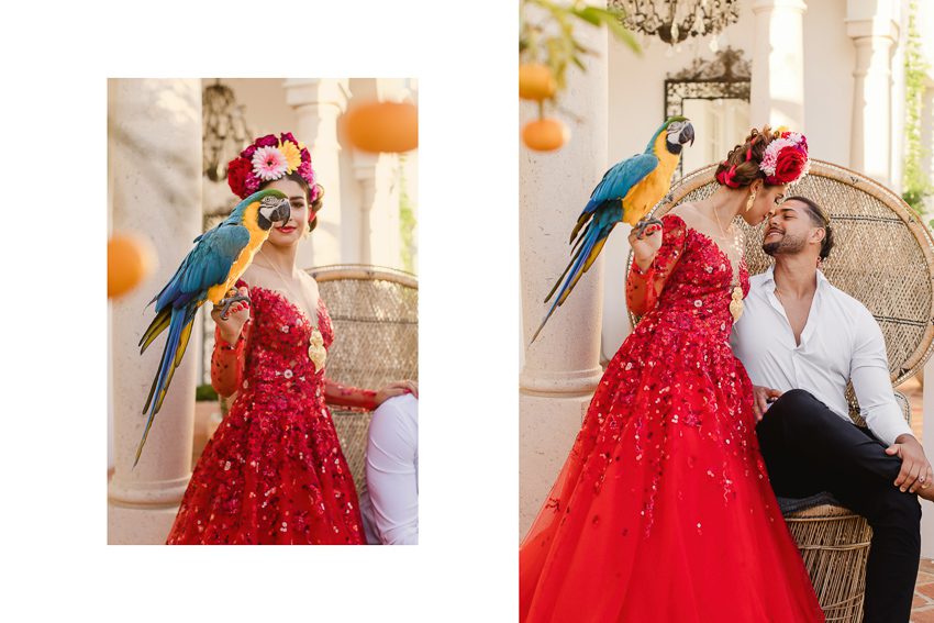 Frida Kahlo wedding inspiration shoot