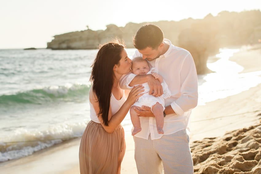 Algarve beach family photography