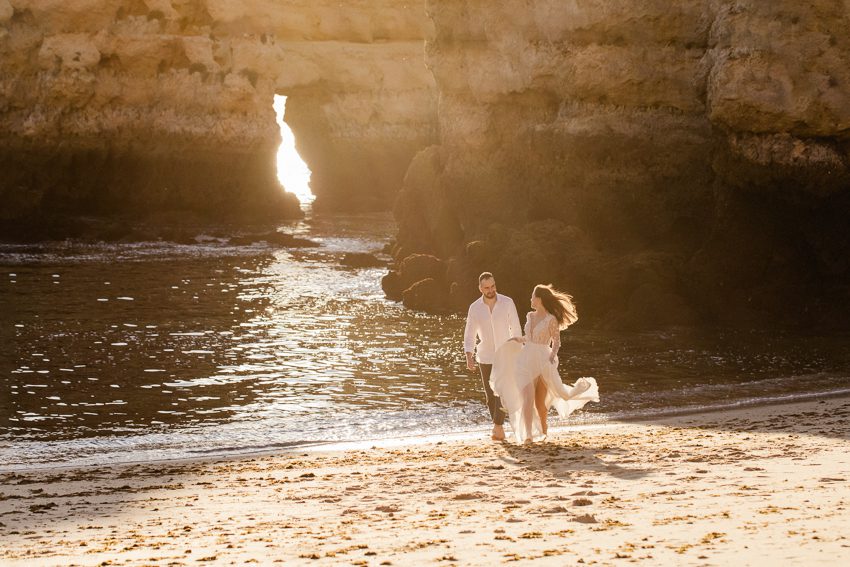 wedding beach portraits Algarve