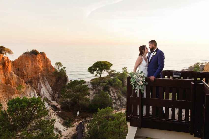 Algarve pine cliffs wedding