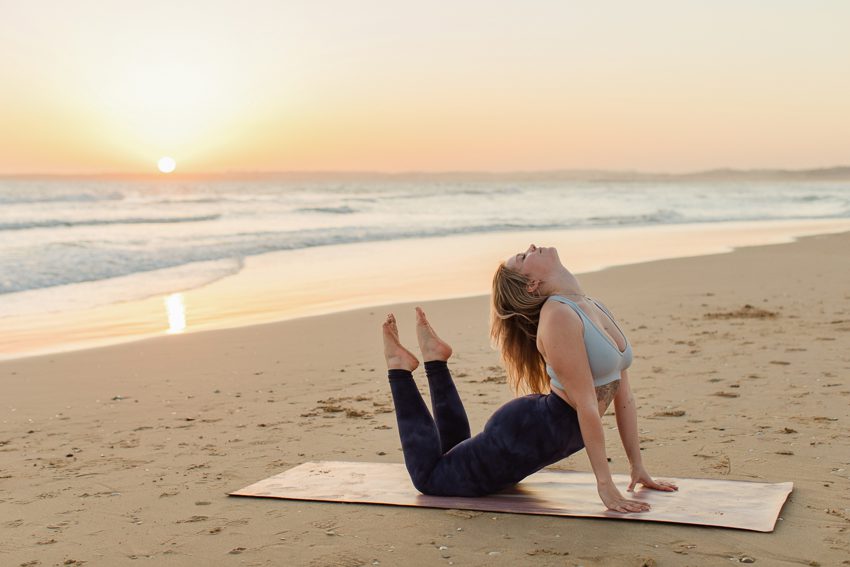 beach yoga Portugal