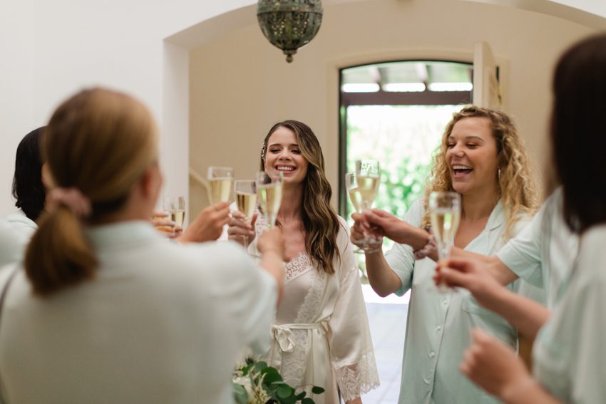 bride toast, Algarve wedding 