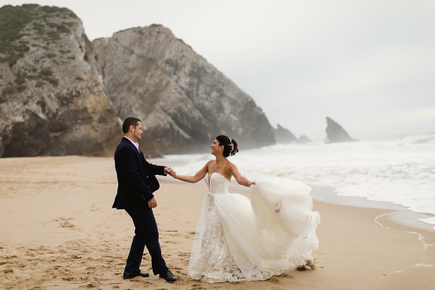elopement photography Portugal, wedding photography Sintra, Portugal wedding, Portugal elopement, beach elopement