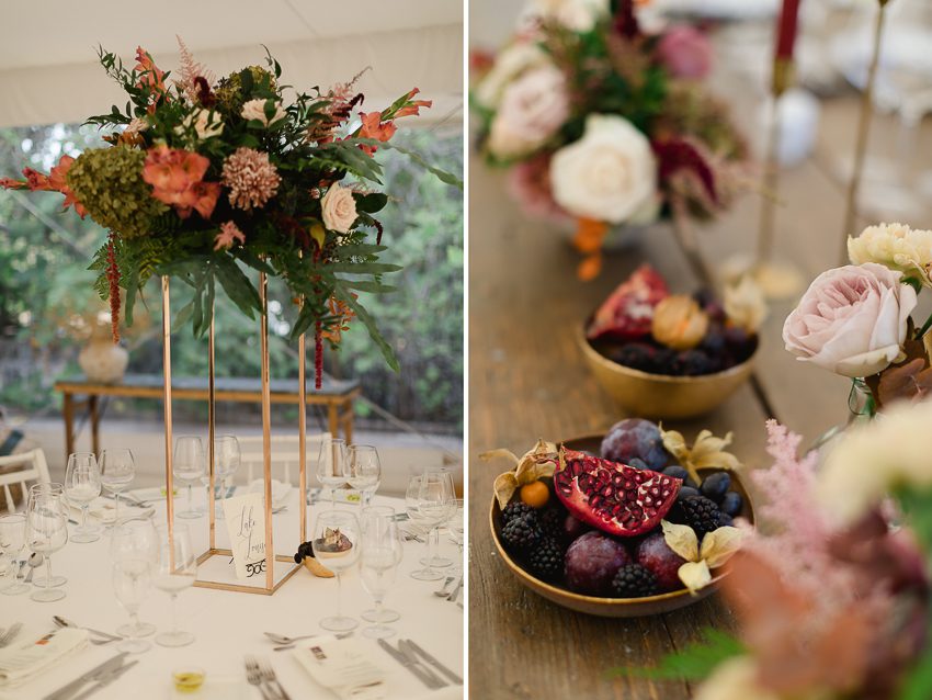 wedding table decor Portugal