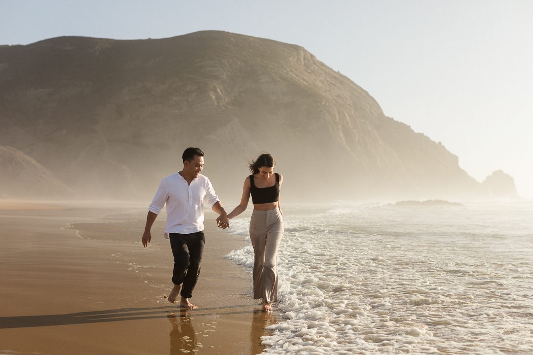 Engagement session, beach couples shoot, algarve beach shoot, Portugal beach, lifestyle photographer