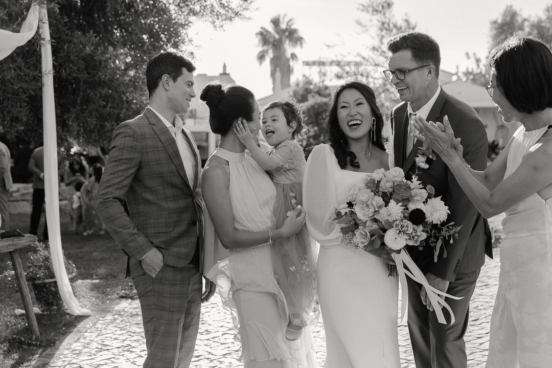 wedding family portraits, family fun, family pictures, Wedding in Portugal, Algarve wedding photography