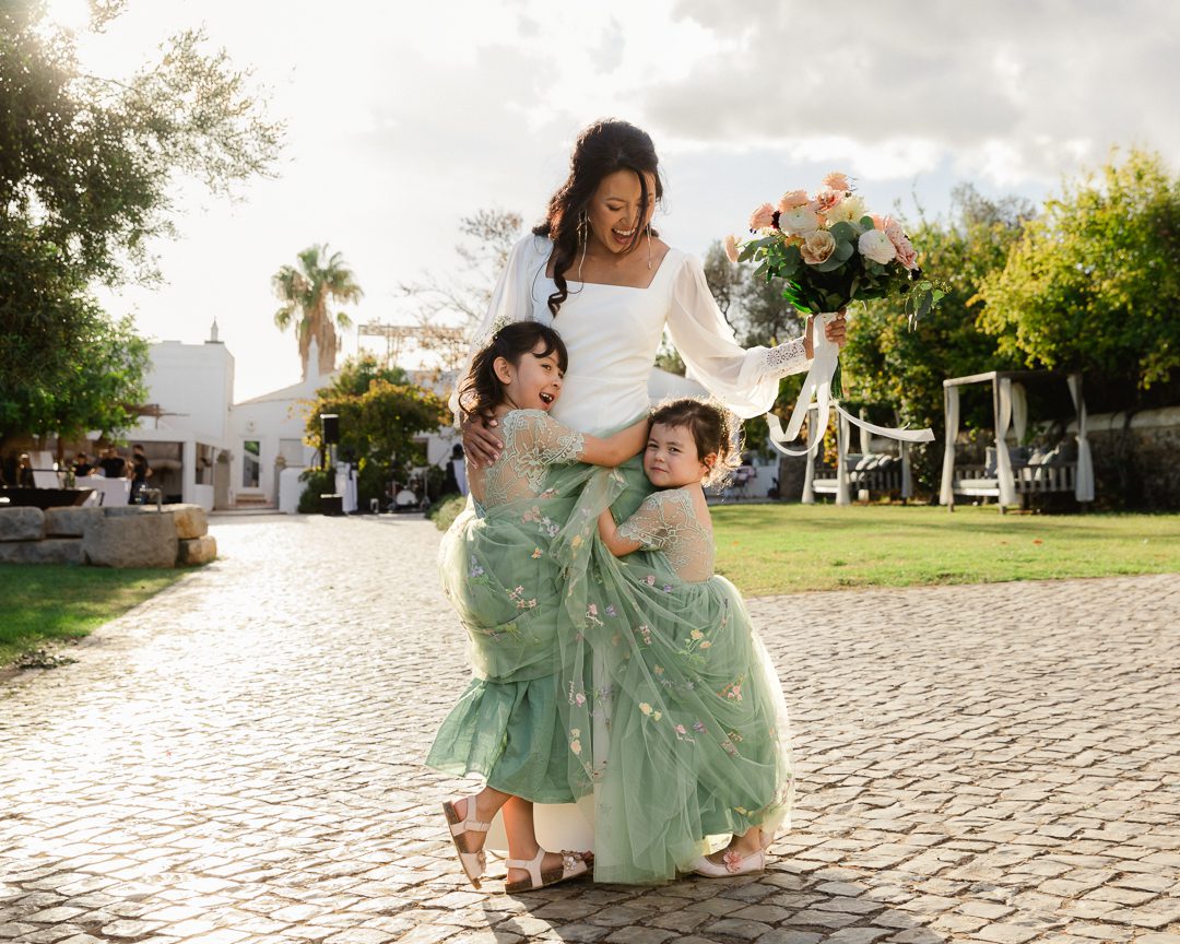 wedding family portraits, family fun, family pictures, Wedding in Portugal, Algarve wedding photography