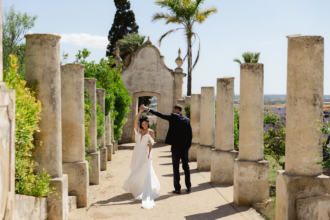 Portugal Elopement Estoi Palace