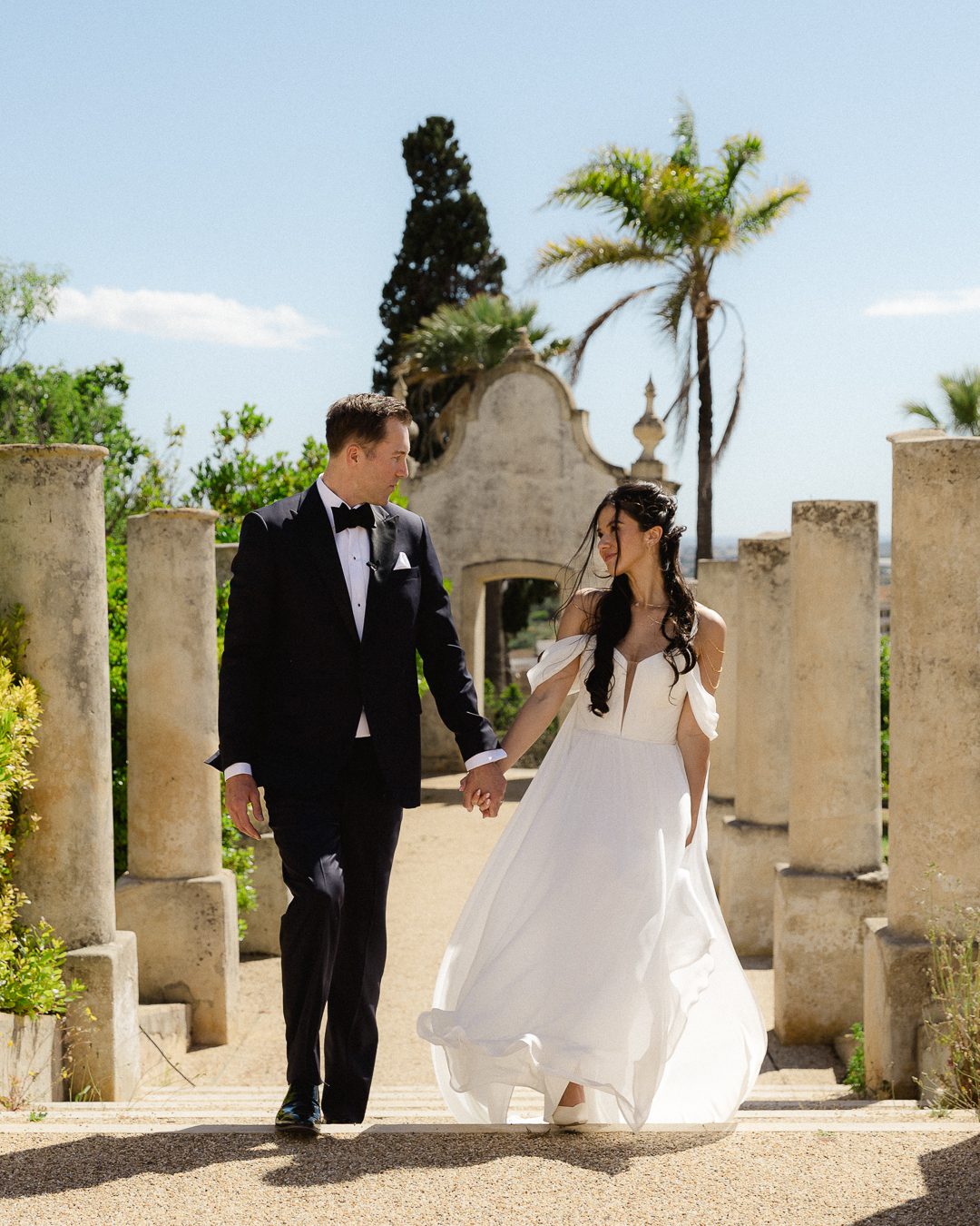 Portugal Elopement Estoi Palace