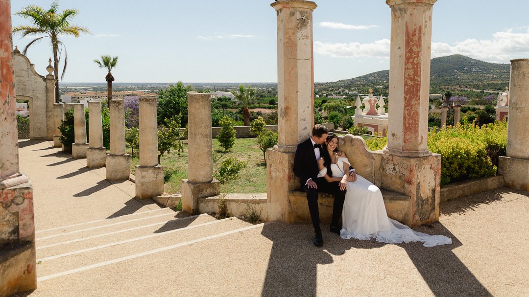 Portugal Elopement Estoi Palace