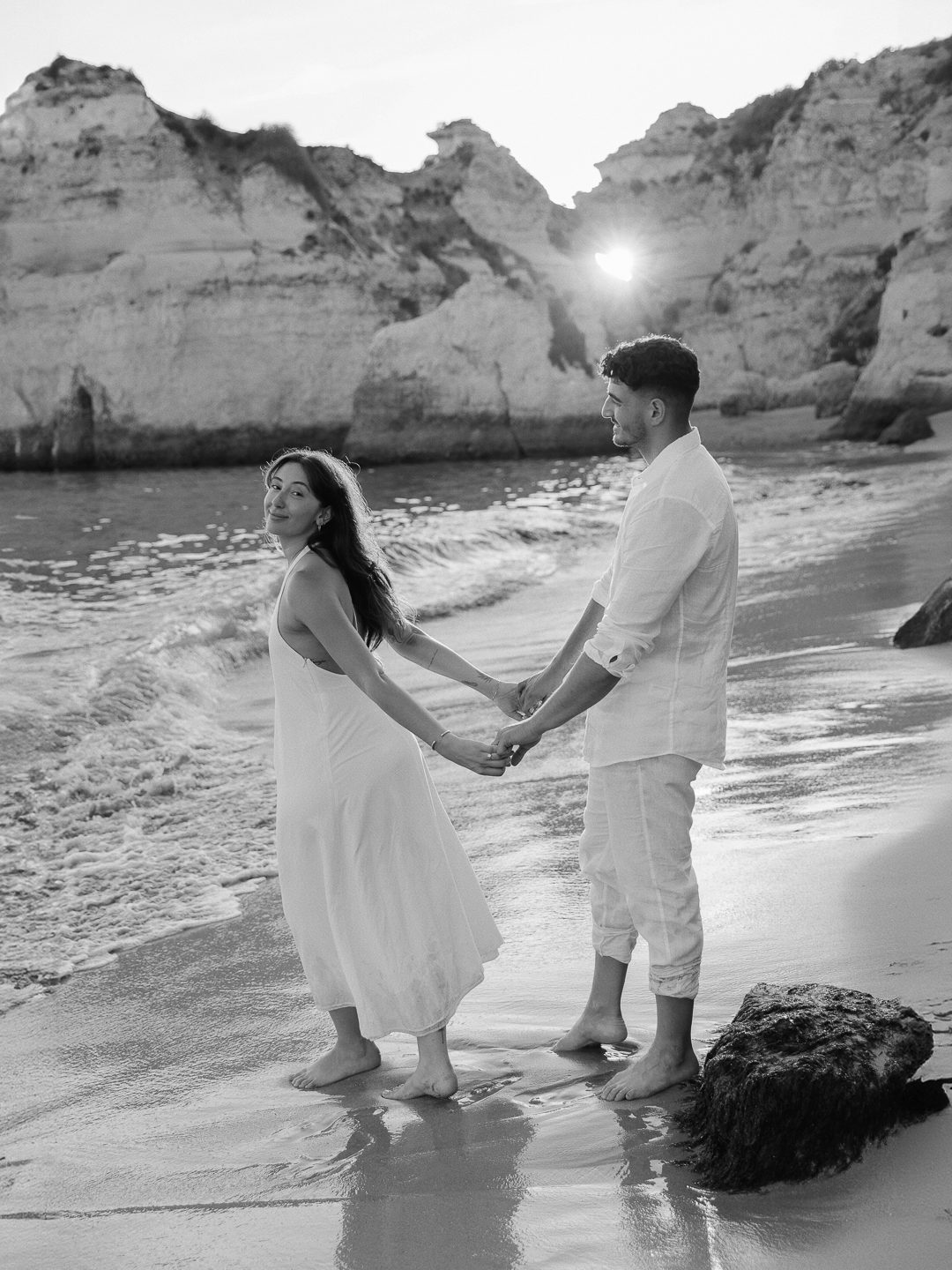 algarve beach, portugal photographer, destination engagement Europe, Algarve portraits, Algarve photography