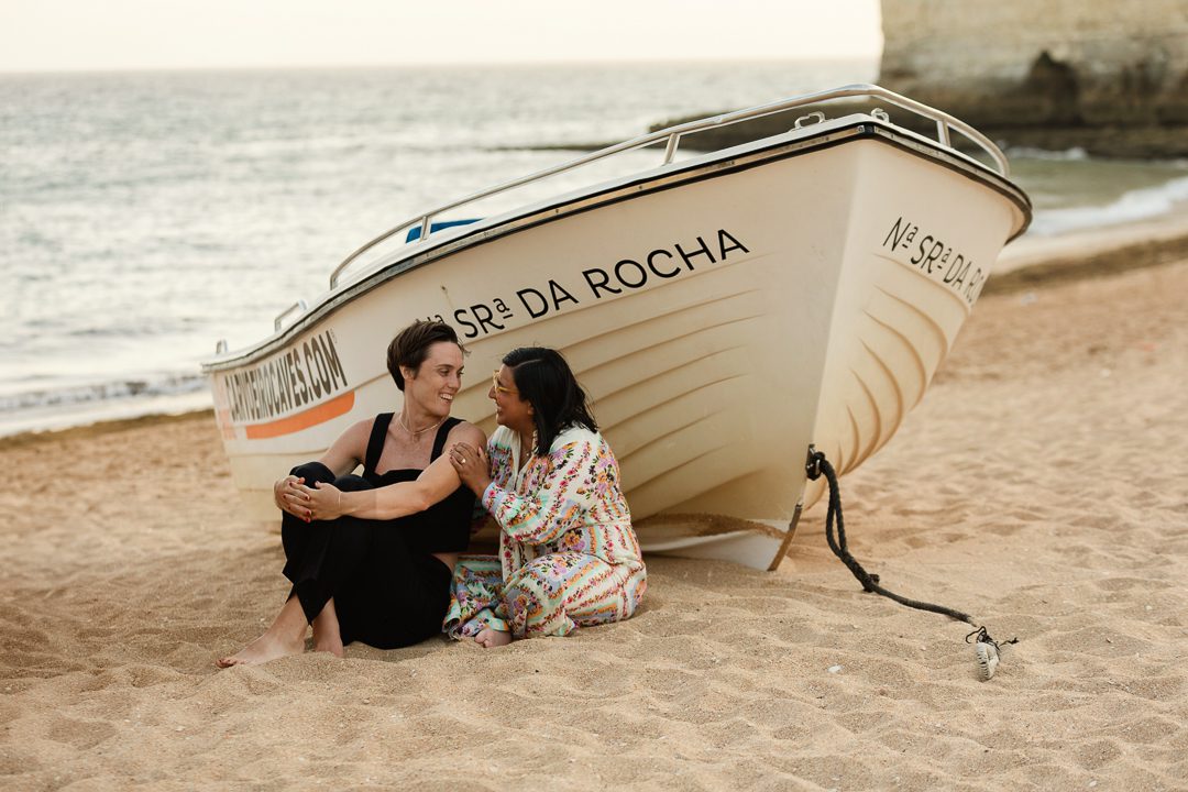 Intimate wedding in Algarve Portugal