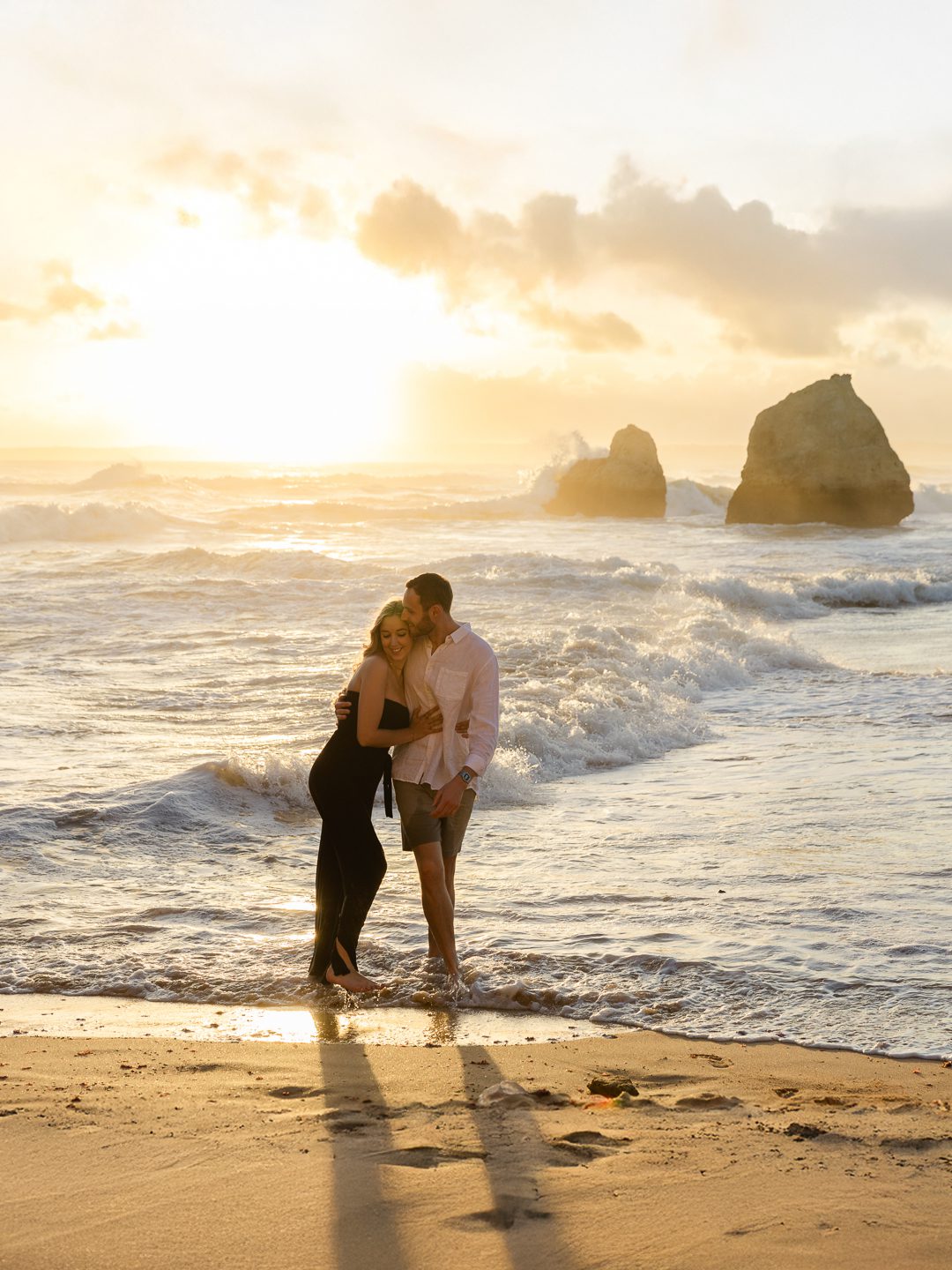 Natural documentary engagement photography in the Algarve, Portugal 