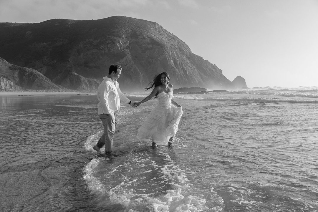 destination engagement session in Portugal, beach couples shoot Portugal, Algarve beach lifestyle shoot