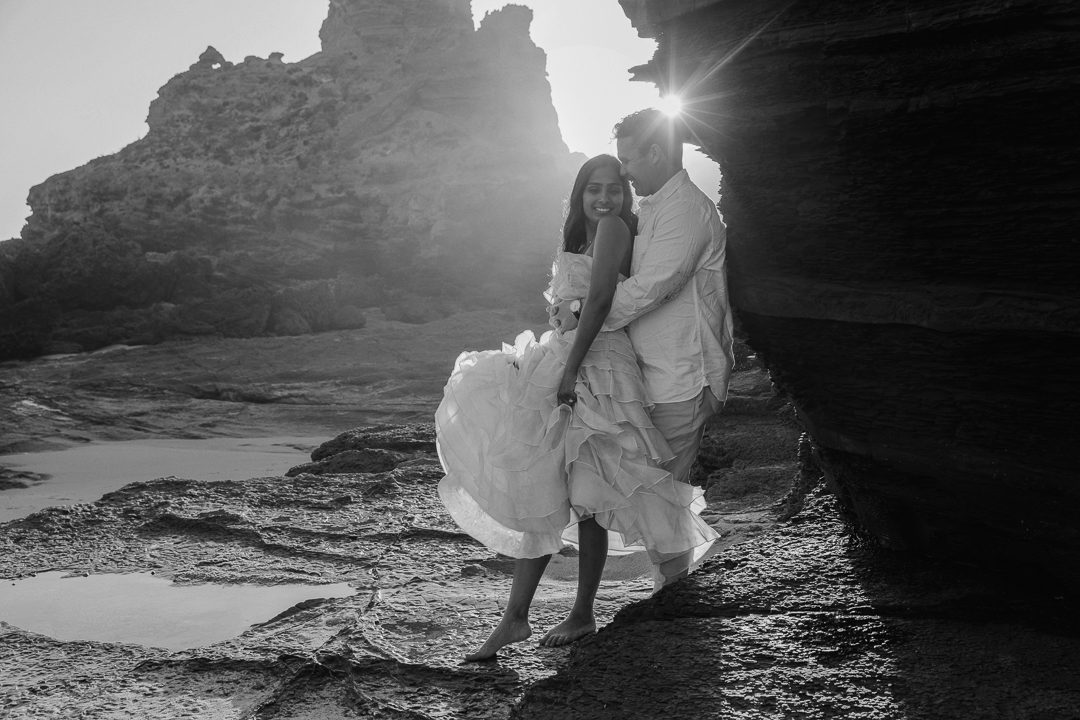 destination engagement session in Portugal, beach couples shoot Portugal, Algarve beach lifestyle shoot