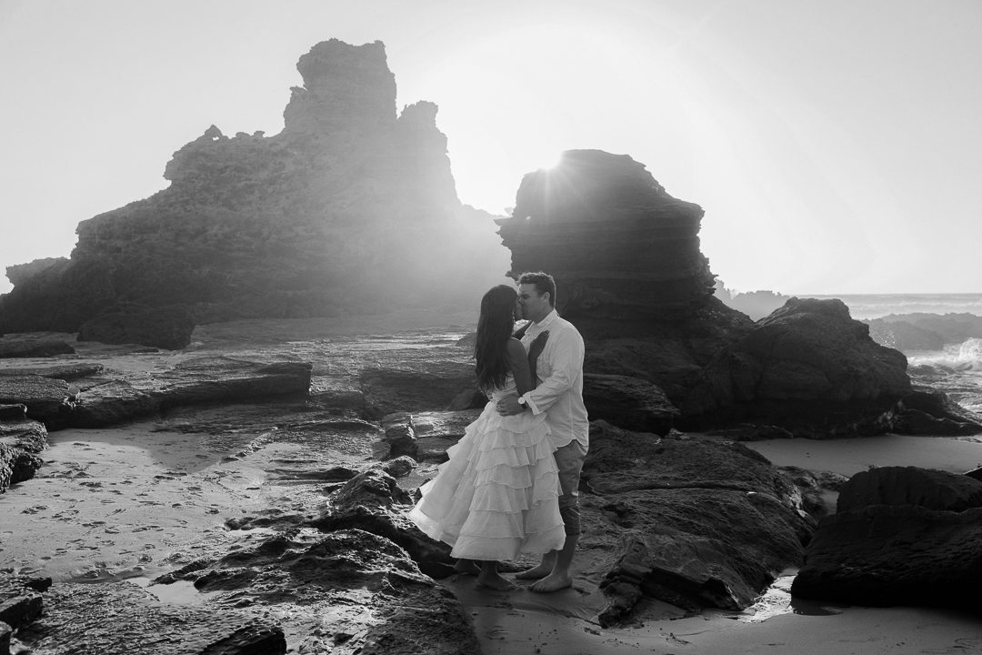 destination engagement session in Portugal, beach couples shoot Portugal, Algarve beach lifestyle shoot