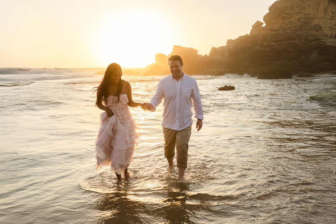 destination engagement session in Portugal, beach couples shoot Portugal, Algarve beach lifestyle shoot