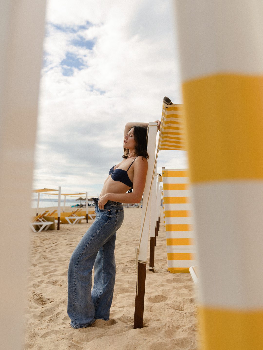 Portugal brand photography, beachwear editorial algarve, swimwear photoshoot, fashion photography Portugal