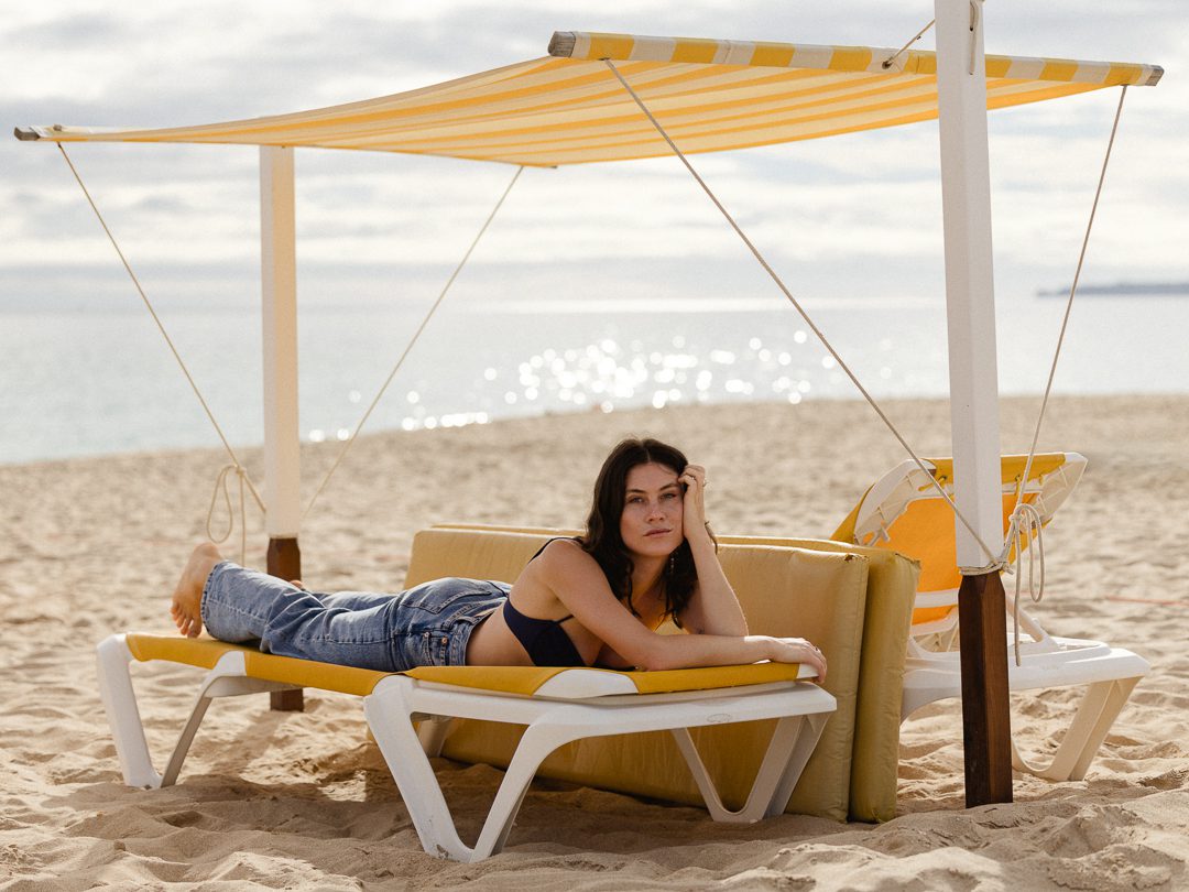 Portugal brand photography, beachwear editorial algarve, swimwear photoshoot, fashion photography Portugal