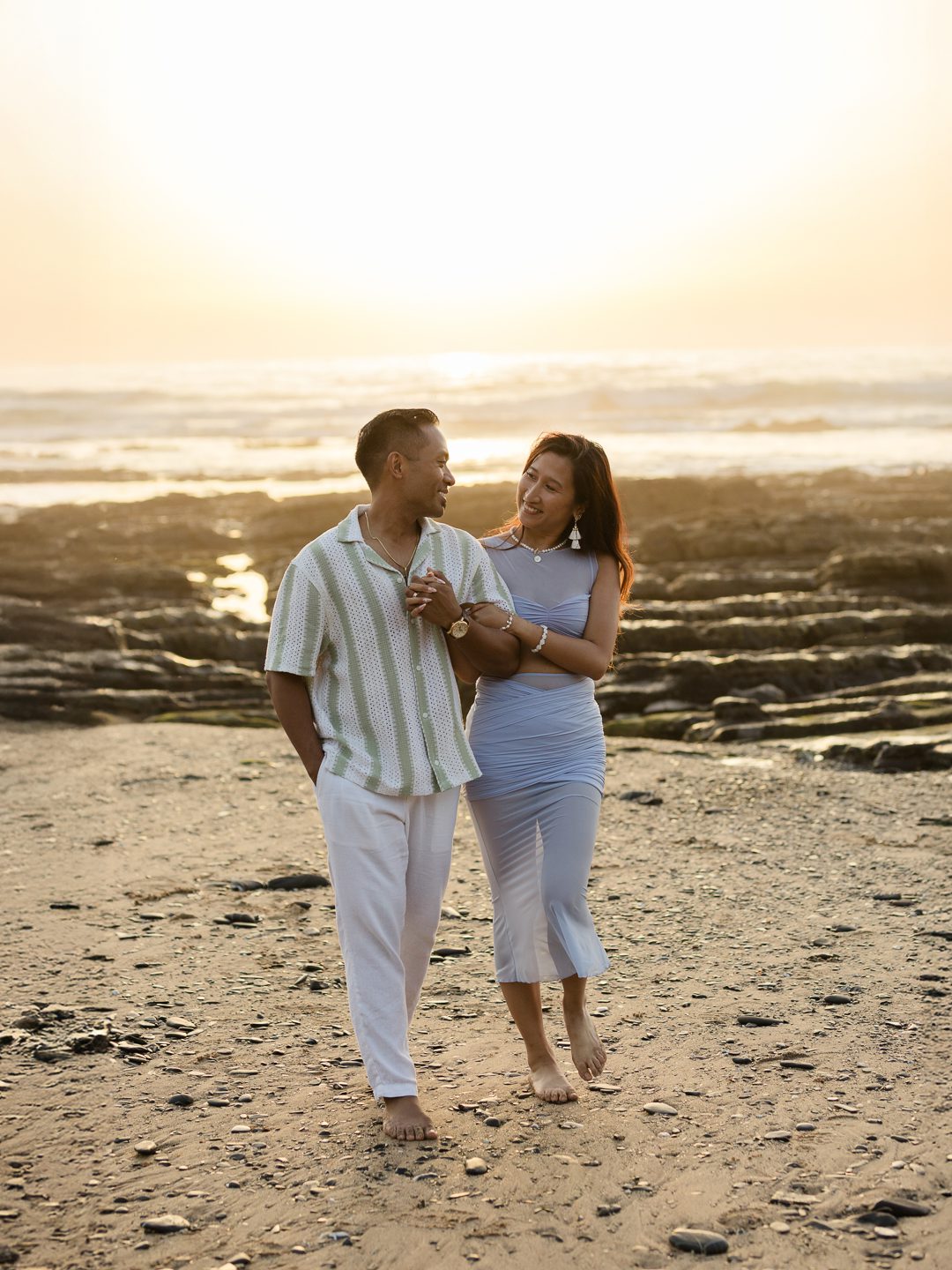 Portugal lifestyle photographer, engagement session, Algarve beach