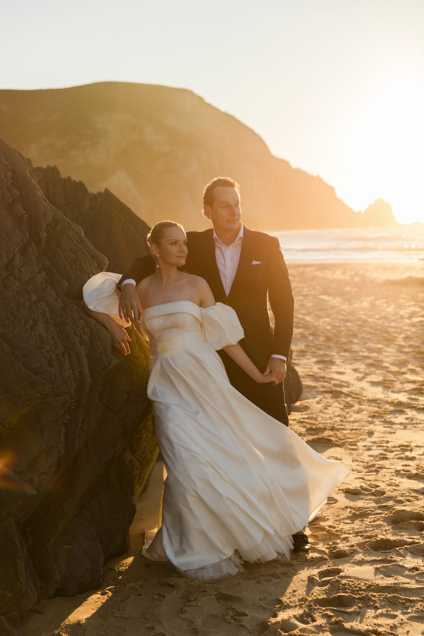 Romantic destination elopement in Algarve Portugal
