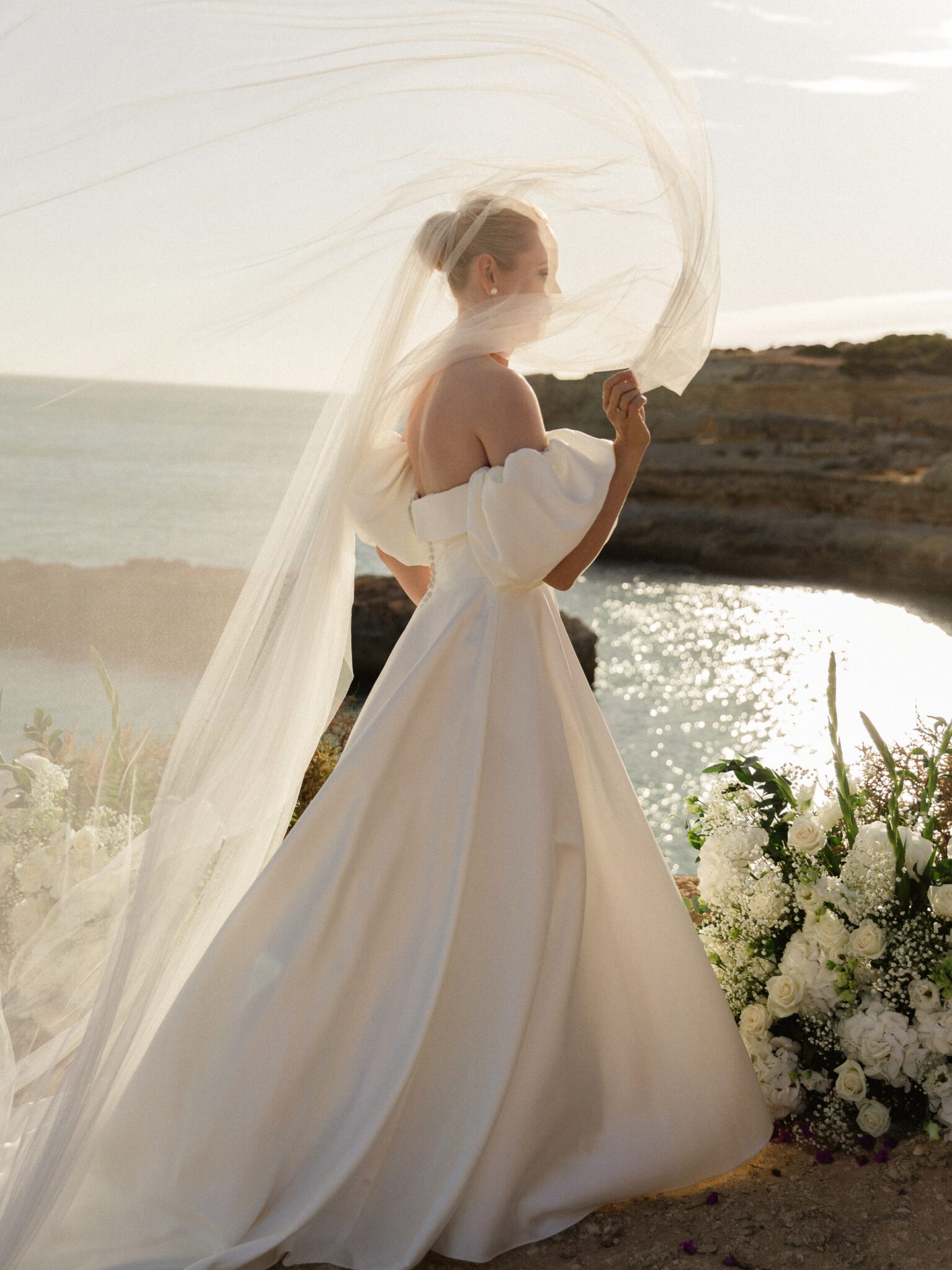 Portugal Elopement photographer capturing an intimate wedding celebration in the Algarve
