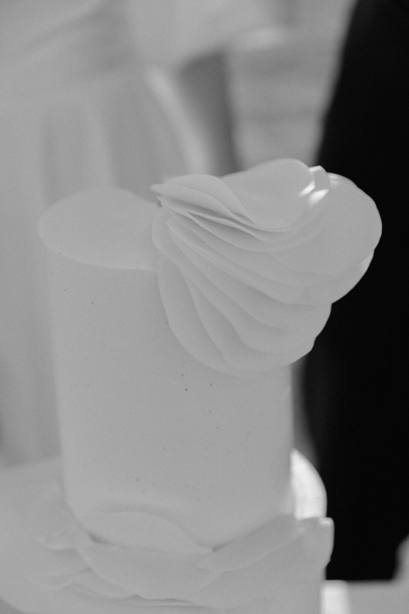 wedding cake and Champaign toast at an intimate Portugal Elopement
